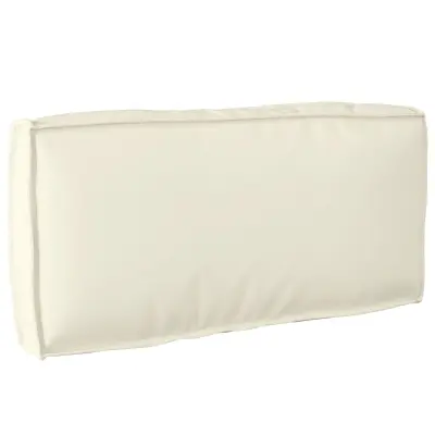 vidaXL Blazina za naslon 80x40x12 cm Krem Oxford tkanina