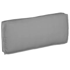vidaXL Blazinica za paletno sedežno/spalno naslonjalo Siva 120x50x12 cm Oxford tkanina