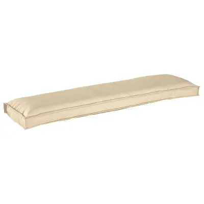 vidaXL Blazina za palete za klop Bež 150x40x8 cm Oxford tkanina