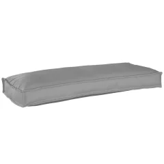 vidaXL Blazina za palete za klop Siva 100x40x8 cm Oxford tkanina