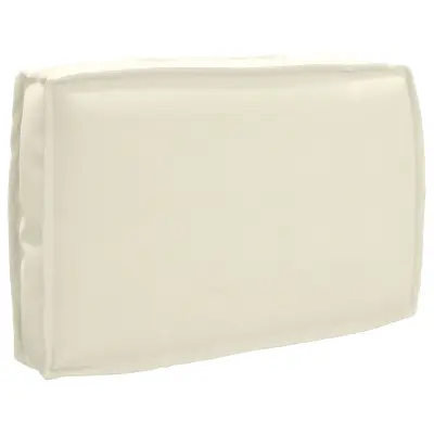vidaXL Blazina za naslonjalo krem 60x40x12 cm iz Oxford tkanine