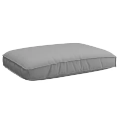 vidaXL blazina za palete za sedež Siva 120x80x12 cm Oxford Fabric