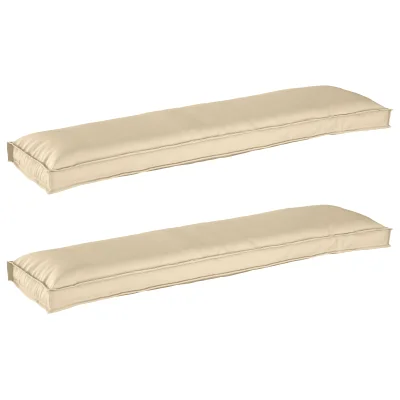 vidaXL Blazine za palete za klop 2 kosa Bež 150x40x8 cm Oxford tkanina