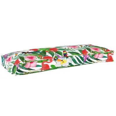vidaXL prevleka za klop Tropska džungla 100x40x8 cm Oxford tkanina