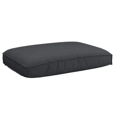 vidaXL blazina za palete za sedež Črna 120x80x12 cm Oxford Fabric