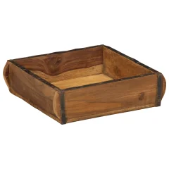 vidaXL Pladenj 31x29x10 cm Izdelan iz Rečenega Lesa