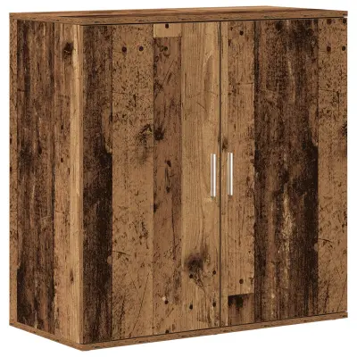 vidaXL Stranska omarica Staro les 79x38x80 cm Izdelano iz lesa