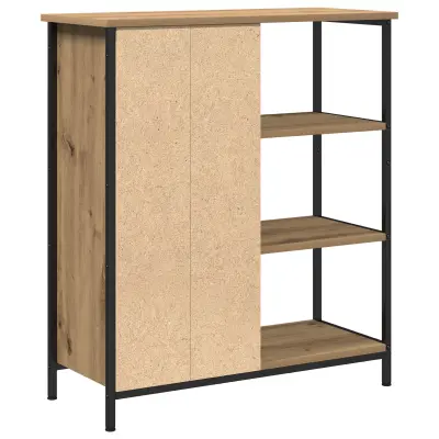vidaXL Stranska omarica Artisan Oreh 70x30x80 cm Inženirski les