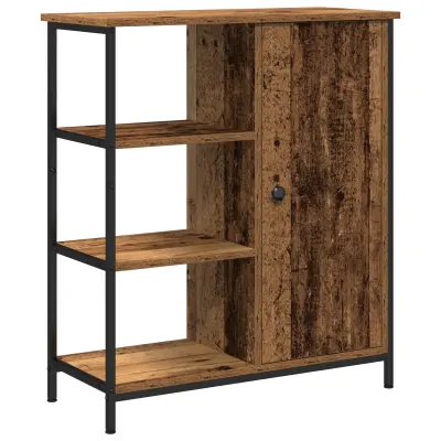 vidaXL Stranska omara Staro les 70x30x80 cm Izdelano les