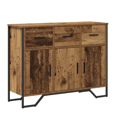 vidaXL Sideboard Stari les Oreh 97x32.5x74.5 cm Engineered Wood
