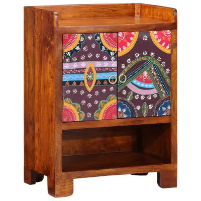 vidaXL Omara za čevlje 55x35x75 cm Trd les akacije