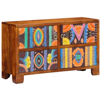 vidaXL Omara za čevlje 90x35x55 cm Trd les akacija