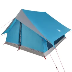 vidaXL Družinski šotor A-Frame 7 oseb Modro vodoodporen