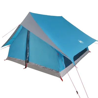 vidaXL Družinski šotor A-Frame 7 oseb Modro vodoodporen