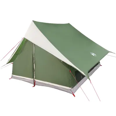 vidaXL Kamping šotor A-Frame 5 oseb Zelen Vodoodporen