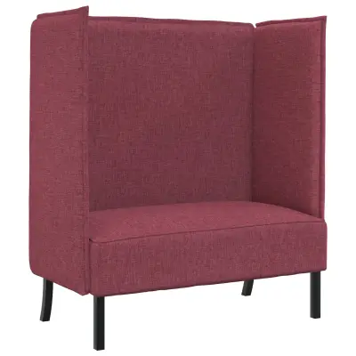 vidaXL naslonjač Bordo 109x56x121 cm Tkanina
