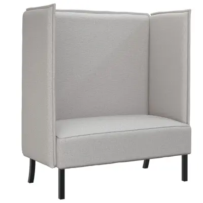 vidaXL visoka sofa svetlo siva 109x56x121 cm Tkanina