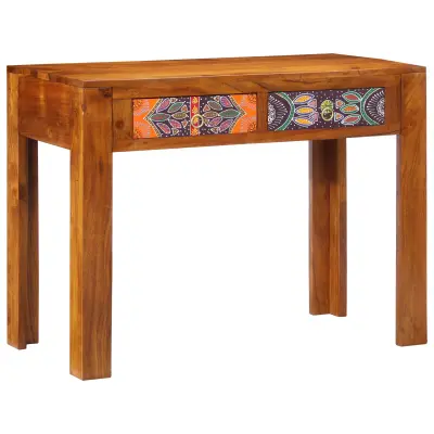 vidaXL Miza 100x50x75 cm Trd akacijev les