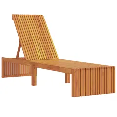 vidaXL Sončna ležalnik 200x55x30 cm Trden akacij