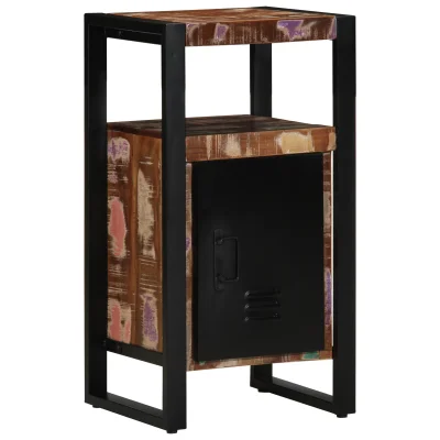 vidaXL Pisani kabinet za kopalnico 40x35x75 cm iz trdnega lesa