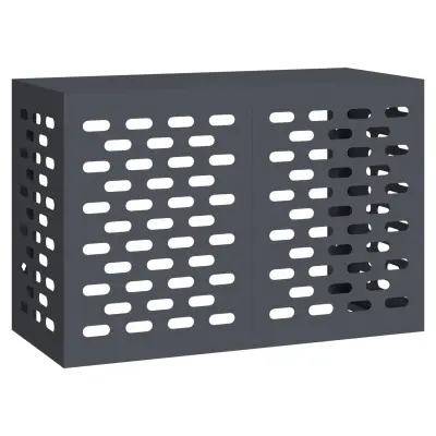 vidaXL prevleka za klimatsko napravo antracit 90x40x60 cm jeklo