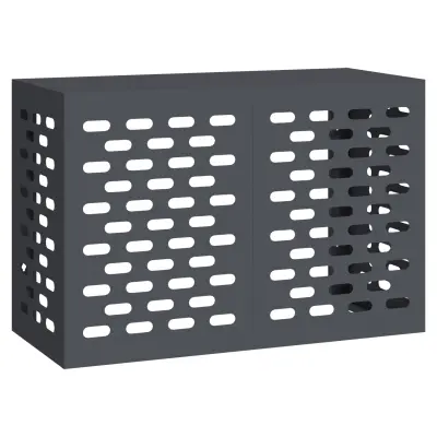 vidaXL prevleka za klimatsko napravo antracit 90x40x60 cm jeklo