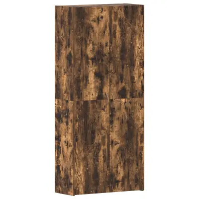 vidaXL Omara za čevlje dimenzij 80x35,5x180 cm iz inženirskega lesa