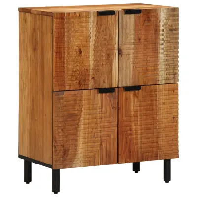 vidaXL Stranski odbor 60x33x75 cm Trden les akacije