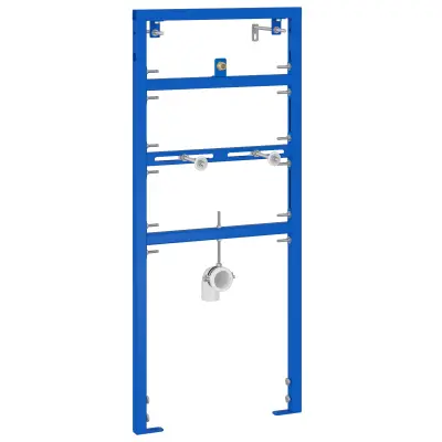 vidaXL Skriti nosilni okvir za pisoar 50x115-139 cm Jeklo