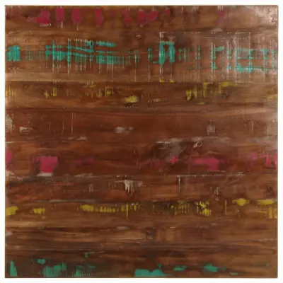 vidaXL Mizna plošča 80x80x1,5 cm kvadratna trden predelan les