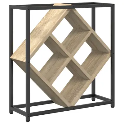 vidaXL Razdelek za vino Sonoma hrast 51x18x52,5 cm inženirska lesa