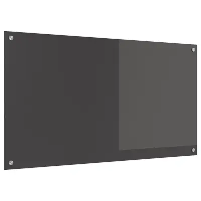 vidaXL Kuhinjska plošča Temno siva 110x60x0,6 cm Kaljeno steklo