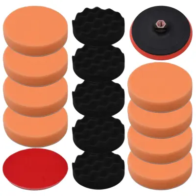 vidaXL 14-delni komplet polirnih gobic 150 mm
