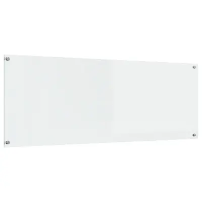 vidaXL Kuhinjska obloga Prosojna 110x40x0.6 cm Kaljeno steklo