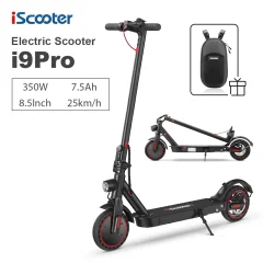 iScooter-i9Pro zložljiv inteligentni električni skuter, 350W motor, 7.5Ah, doseg 25km, največja hitrost 30km/h, z APP