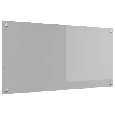 vidaXL Kuhinjski Odbor Svetlo Siva 100x50x0,6 cm Kaljeno Steklo