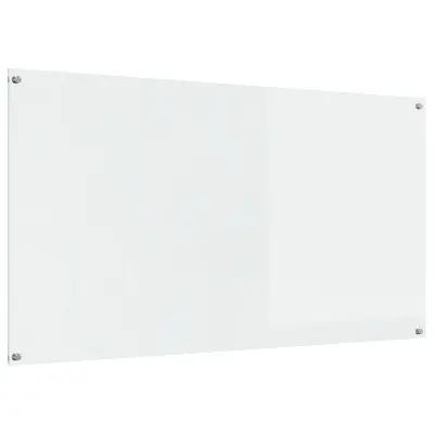 vidaXL Kuhinjska zaščita iz prozornega kaljenega stekla 110x60x0.6 cm