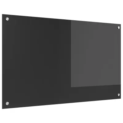 vidaXL Kuhinjska slika Temno siva 100x60x0,6 cm Kaljeno steklo