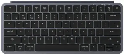 Keychron B1 Pro Ultra-Slim Wireless Keyboard, Nizkoprofilna brezžična tipkovnica Vesoljsko siva