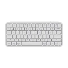 Keychron B1 Pro Ultra-Slim Wireless Keyboard, Nizkoprofilna brezžična tipkovnica Slonokoščena belina