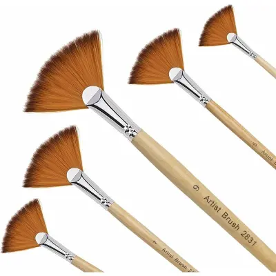 5-delni čopiči Artist Fan Shape