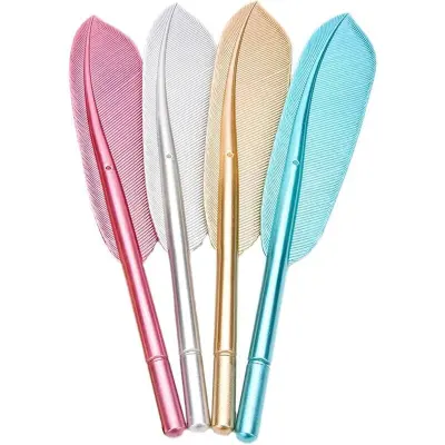 4-delna 0,5 mm gel peresa v obliki perja