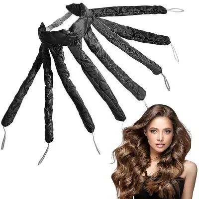 Brezgrelni kodralniki za dolge lase - satenast glavni trak Lazy Curling Rod