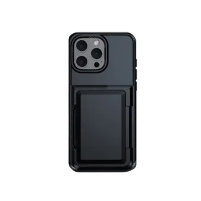 Zaščitna torbica z držalom za kartice za iPhone - črna   iPhone 11 Pro
