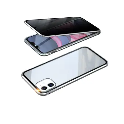 Magnetni ovitek za iPhone serije 16 Silver  iPhone 16 Pro Max