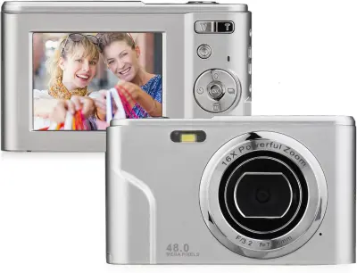 Mini Digitalna Kamera Tiktok Študentska Vlog Kamera S Pomnilniško Kartico 32G