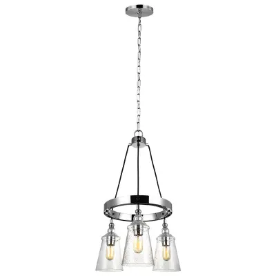 Loras Feiss 3 Light Lestenec Chrome