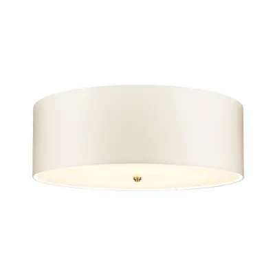 Elstead Lightbox Stropna svetilka Fletcher 30" s končno obdelavo iz starane medenine