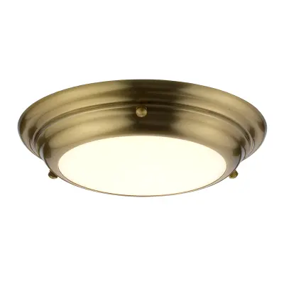 Elstead Welland 1 mini LED vgradna svetilka - starana medenina