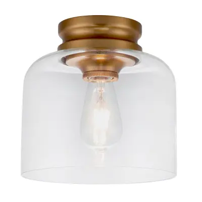 Elstead Feiss Hounslow Stropna svetilka iz polirane medenine, polirana, v obliki sklede